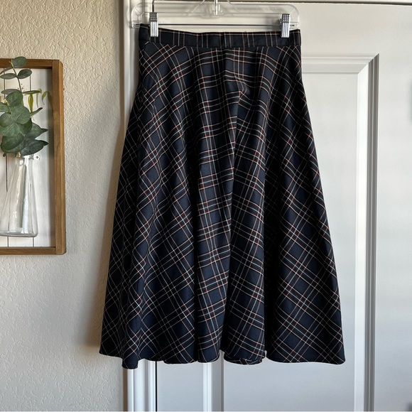 Hell Bunny Dresses & Skirts - Hell Bunny plaid knee length circle skirt